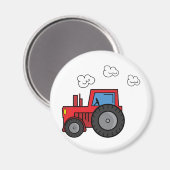 レッドトラクター マグネット (正面/裏面)