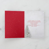 レッドトラックのシーズングリーティングゴールデンレトリバー カード (内部)