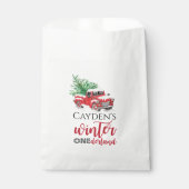 レッドトラックウィンターオーバーランドファースト誕生日 フェイバーバッグ (正面)