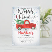 レッドトラックウィンターワンダーランド招待状ボーイスト 招待状 (スタンド正面)