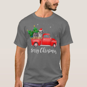 レッドトラッククリスティムに乗ってOLDEイングリッシュシープドッグドッグ Tシャツ