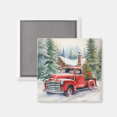 レッドトラッククリスマスイブマグネット マグネット (正面/裏面)