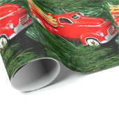 レッドトラッククリスマスオーナメント ラッピングペーパー (ロールコーナー)