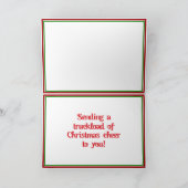 レッドトラッククリスマスオーナメント(4) シーズンカード (内部)