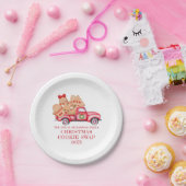 レッドトラッククリスマスクッキーの交換 ペーパープレート (パーティー)