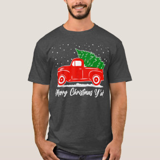 レッドトラッククリスマスメリークリスマスYall Tシャツ