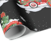 レッドトラッククリスマスラッピング紙 ラッピングペーパー (ロールコーナー)