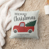 レッドトラッククリスマス クッション (ブランケット)