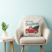 レッドトラッククリスマス クッション (椅子)