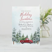 レッドトラックパインツリーズクリスマスホリデーランチ 招待状 (スタンド正面)