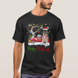 レッドトラックメリークリスマスツリージャック・ラッセル・テリー Tシャツ