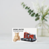 レッドトラック |引越し業者 | Boxes名刺 名刺 (スタンド正面)