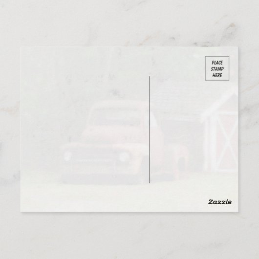 レッドトラック – 最長の旅 – 引用文はがき ポストカード (裏面)