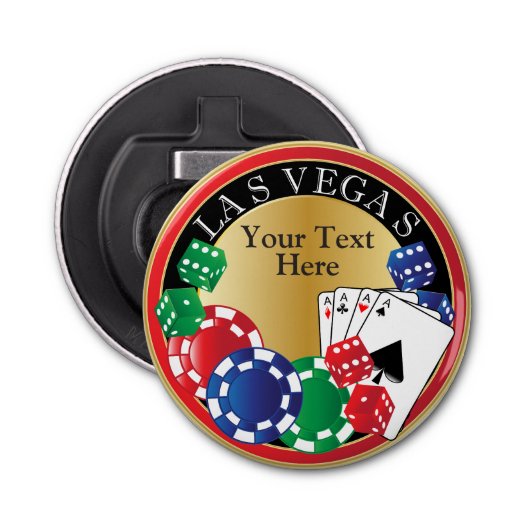 レッドトランプのポーカーナイト | DIY文字 栓抜き (正面)