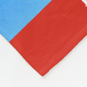 レッドトリムヒルトンヘッドハーバータウンライトハウス フリースブランケット (角)