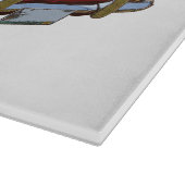 レッドトリンプTr4コンバーチブルスポーツカー カッティングボード (角)