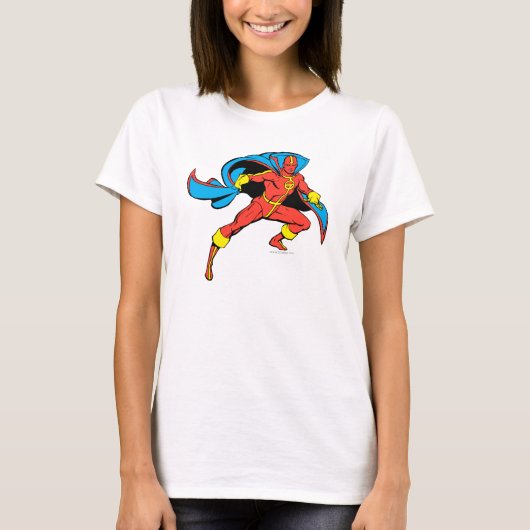 レッドトルネードケープポーズ Tシャツ (正面)