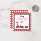 レッドトレインバレンタインのメモ ノートカード (正面/裏面インサイチュ)