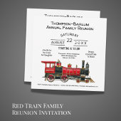 レッドトレインファミリー懇親会招待状 招待状