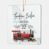 レッドトレインファミリー懇親会 セラミックオーナメント (左)