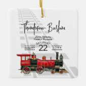 レッドトレインファミリー懇親会 セラミックオーナメント (正面)