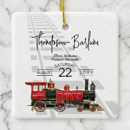 レッドトレインファミリー懇親会 セラミックオーナメント