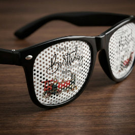 レッドトレイン「お名前」ハッピーバースデー レトロサングラス