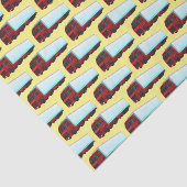 レッドトレーラートラックイラストレーション 薄葉紙 (詳細)