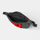 レッドトードプリントカットソーバッグ ファニーパック (見開き)