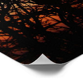 レッドトーンスキープリント ポスター (角)