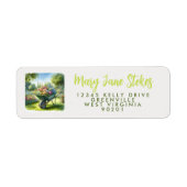 レッドドアエンベロープ差出人住所 ラベル (正面)