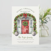 レッドドアニューホームクリスマスホリデーカード シーズンカード (スタンド正面)