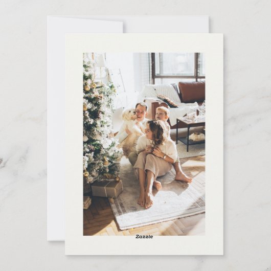 レッドドアニューホームクリスマスホリデーカード シーズンカード (裏面)