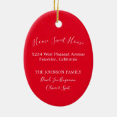 レッドドアニューホーム セラミックオーナメント (裏面)