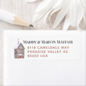 レッドドアハウス簡単対読差出人住所ラベル ラベル (インサイチュ)