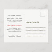 レッドドアパイナップル新しい住所はがき 案内ポストカード (裏面)