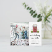 レッドドアホリデー引越しのお知らせ 案内ポストカード (スタンド正面)