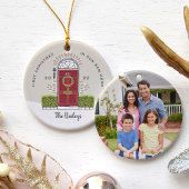 レッドドア初めてのクリスマスズインザニューホーム セラミックオーナメント