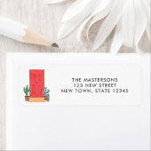 レッドドア差出人住所ラベル ラベル (インサイチュ)