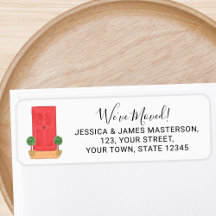 レッドドア引っ越しました差出人住所