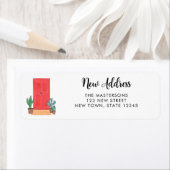 レッドドア新しいアドレス差出人住所 ラベル (インサイチュ)