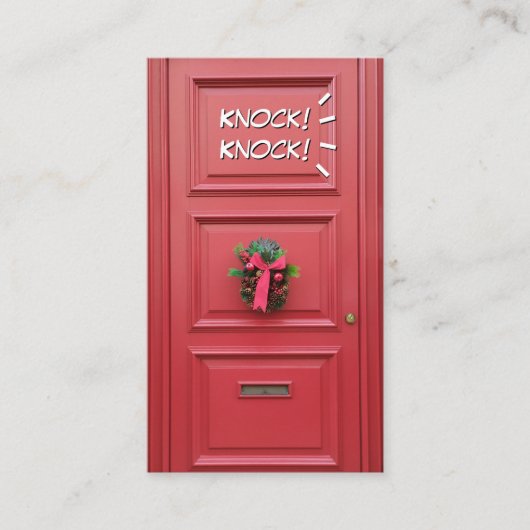 レッドドア漫画おもしろい注視器 名刺 (正面)