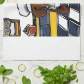 レッドドキシーシェフ キッチンタオル (折り畳み)