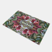 レッドドッグウッドフルーツパーソナライズされた自然 ドアマット (アングル)