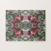 レッドドッグウッドフルーツ自然抽象芸術 ジグソーパズル (横)