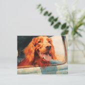 レッドドッグクラシックイントラックウィンドウアートプリント ポストカード (スタンド正面)