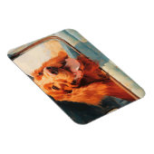 レッドドッグクラシックイントラックウィンドウアートプリント マグネット (右側)