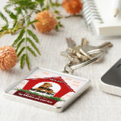 レッドドッグハウスペット記念館 キーホルダー (側面)