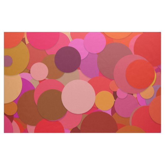 レッドドット紙吹雪布 ファブリック (ファットクウォーター)