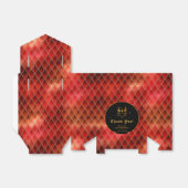 レッドドラゴンはかりで測金ゴールド誕生日ありがとう フェイバーボックス (折り畳みなし)